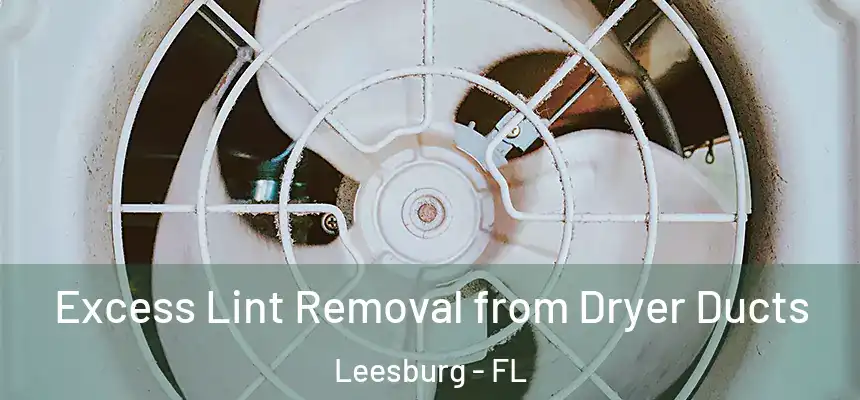 Excess Lint Removal from Dryer Ducts Leesburg - FL